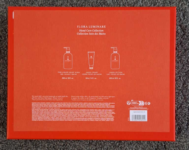 Molton brown flora luminare hand care gift set