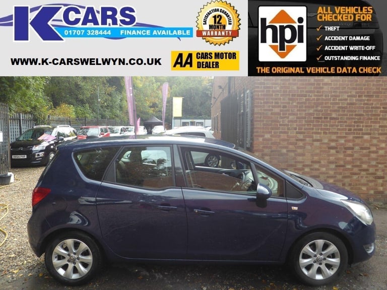 2017 Vauxhall Meriva 1.4i Life Euro 6 5dr MPV Petrol Manual