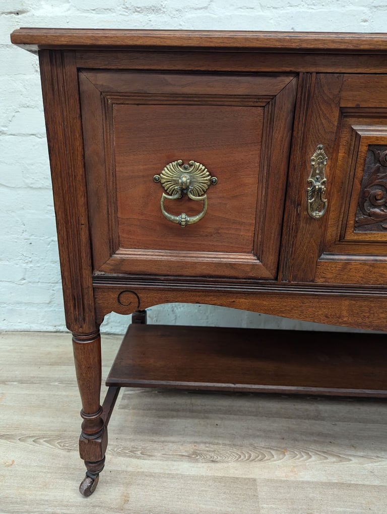 Edwardian mahogany sideboard hall table (DELIVERY AVAILABLE)