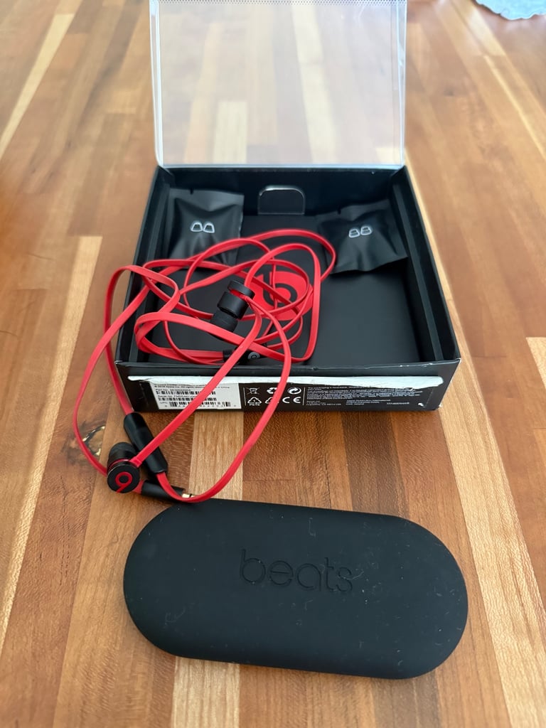 image for Beats by Dr. Dre urBeats Wired Earbud Headphones - Red/Black