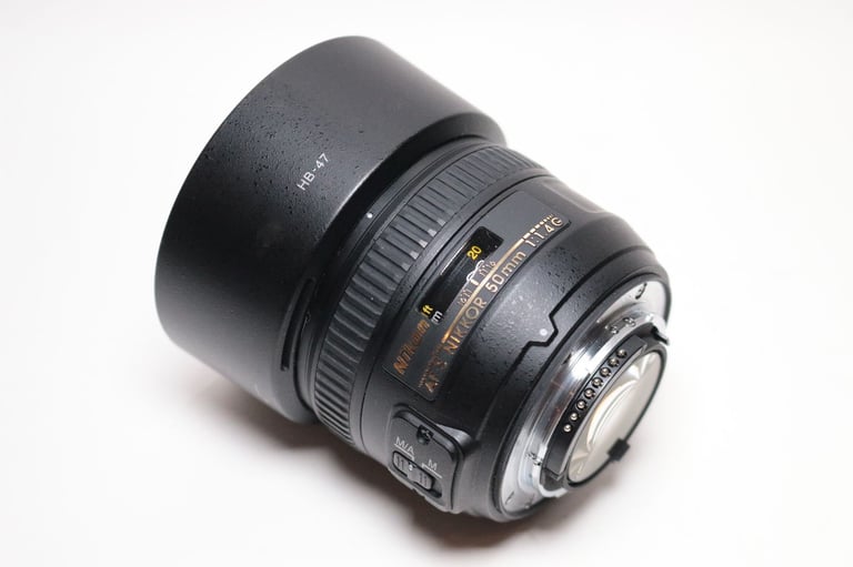 image for Nikon AF-S 50mm f/1.4 G fast lens in excellent condition
