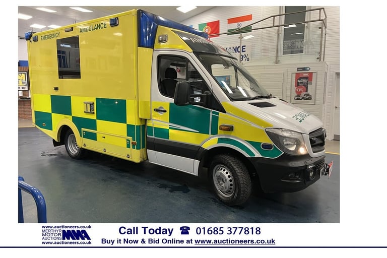 2015 Mercedes-Benz Sprinter 519 3.0CDI 190PS AUTO WAS BODY AMBULANCE / CAMPER NA DIESEL Automatic