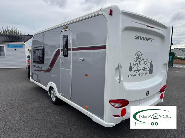 2013 Swift Conqueror 480 2 Berth Caravan - STOCK NO S083