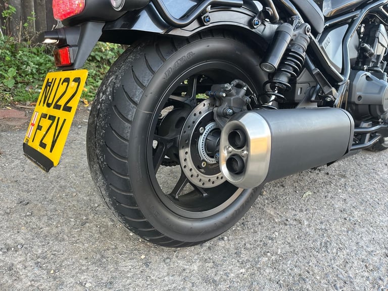 Honda CMX1100 REBEL DCT, 2022(22), ONLY 5,165 MILES, FSH, IMMACUALTE BIKE, £6895
