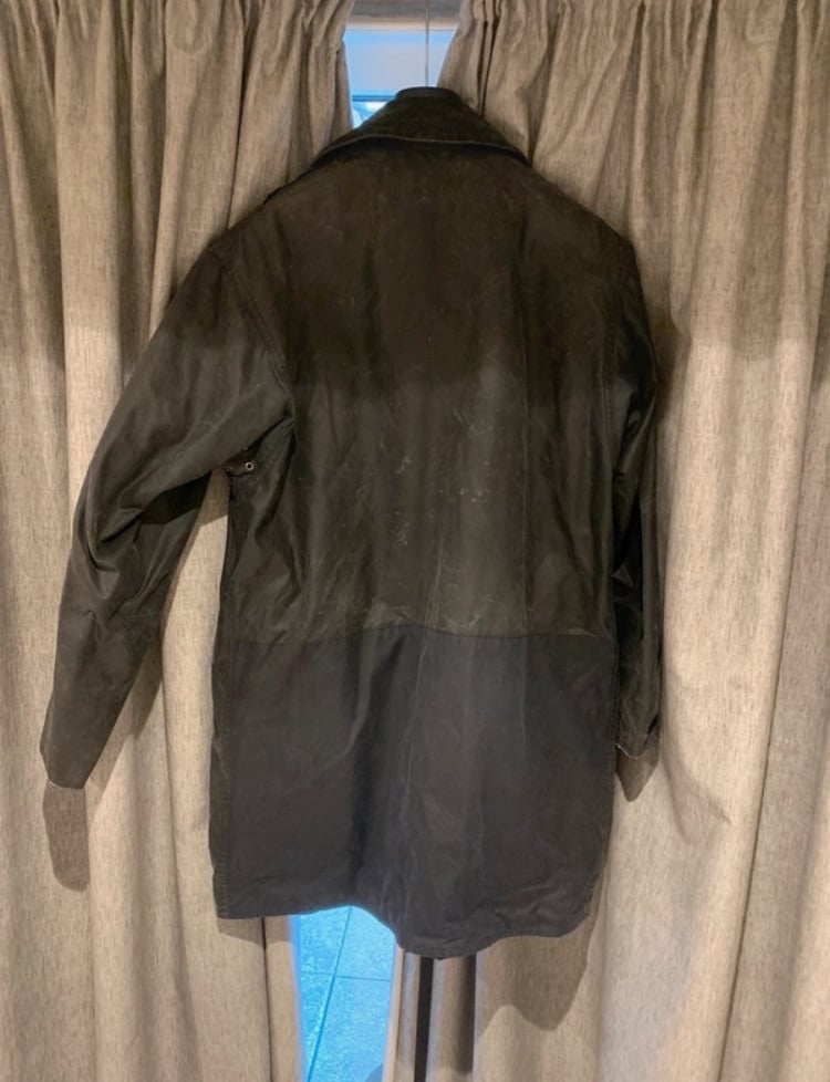 Navy Barbour Border Jacket Large