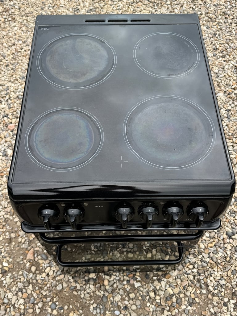 Hotpoint freestanding HAE51K S Cooker fan oven grill Black