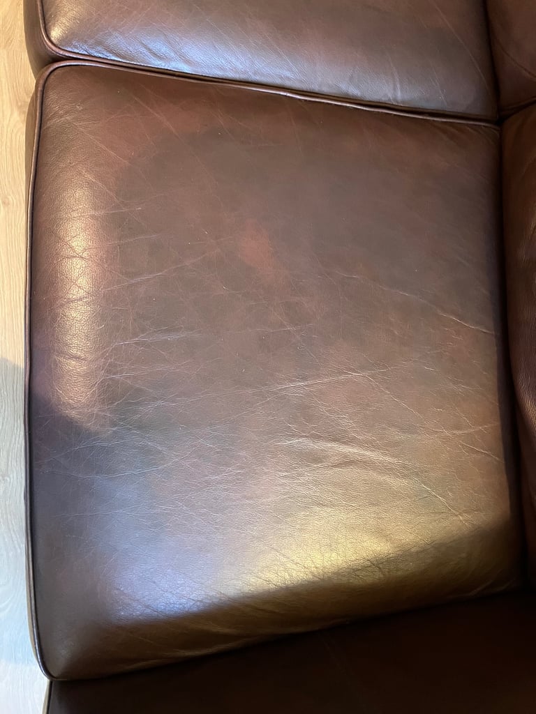 Large two seater leather settee from Marks and Spencer’s 