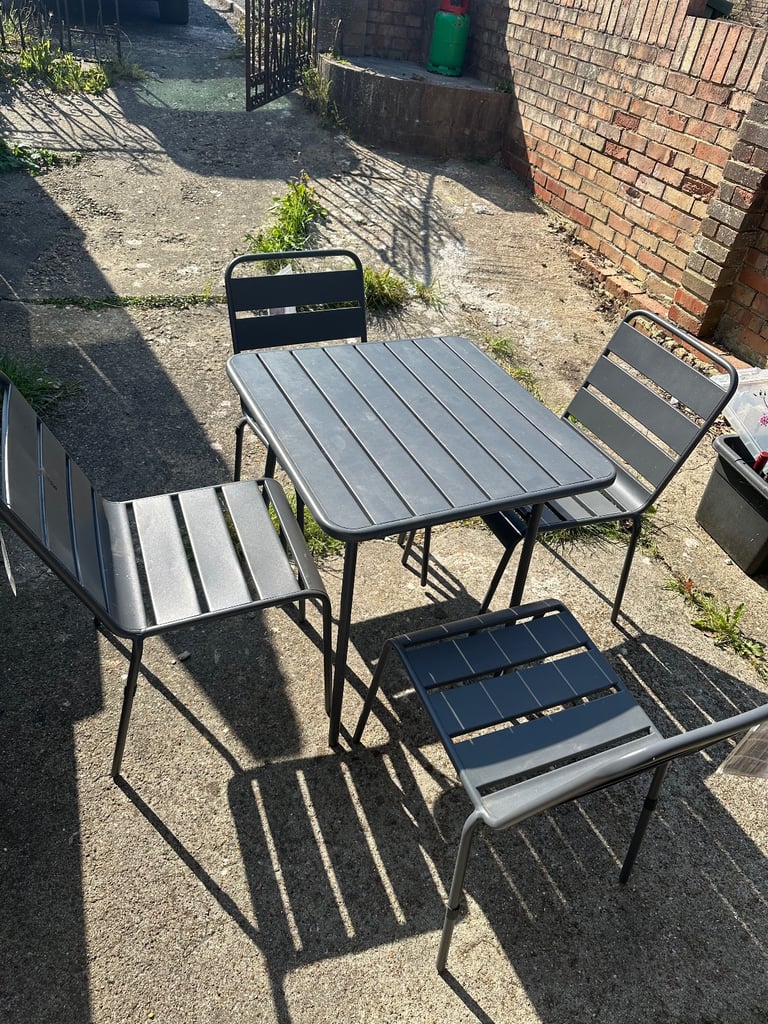 image for Bistro garden table and chairs set.