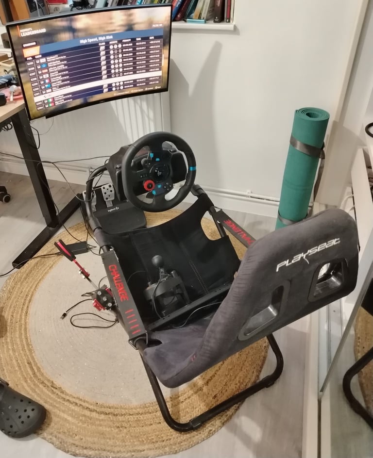 image for Playseat Challenge with Logitech G29 Wheel, Pedals, Shifter, Handbrake, BrakeMod