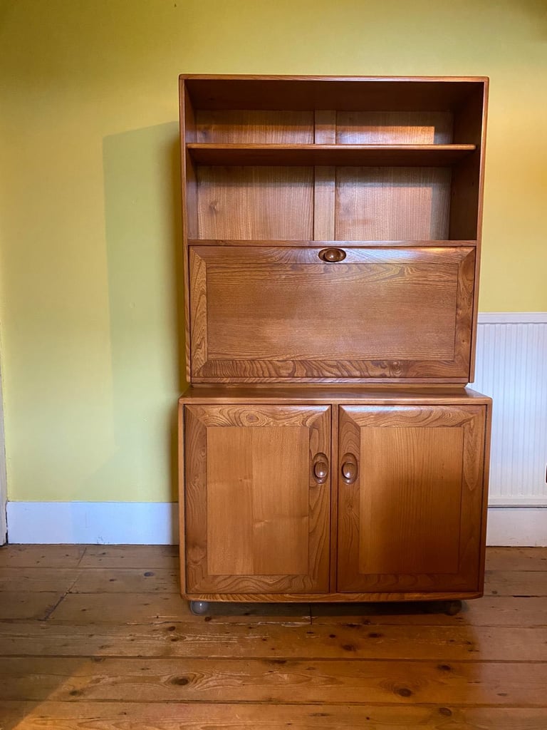 image for Fantastic Ercol Windsor High Sideboard with Bureau