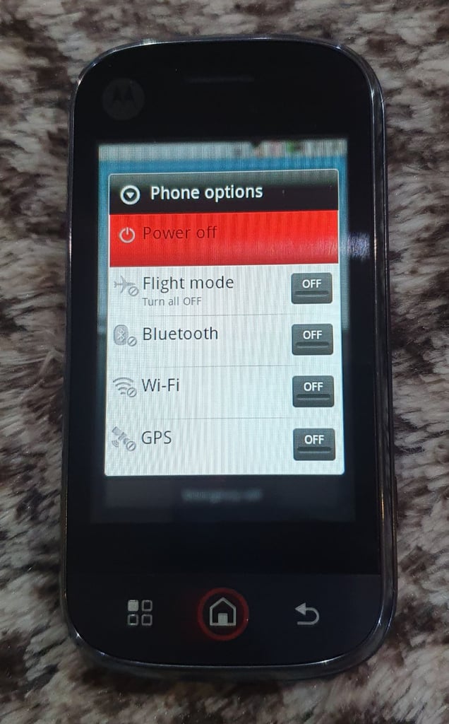 MOTOROLA Cliq Dext Slide Smartphone Mobile Phone Android QWERTY Keyboard WORKING