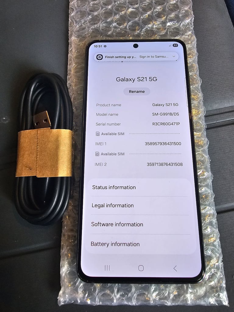 Samsumg s21 5g 25gb unlocked £120