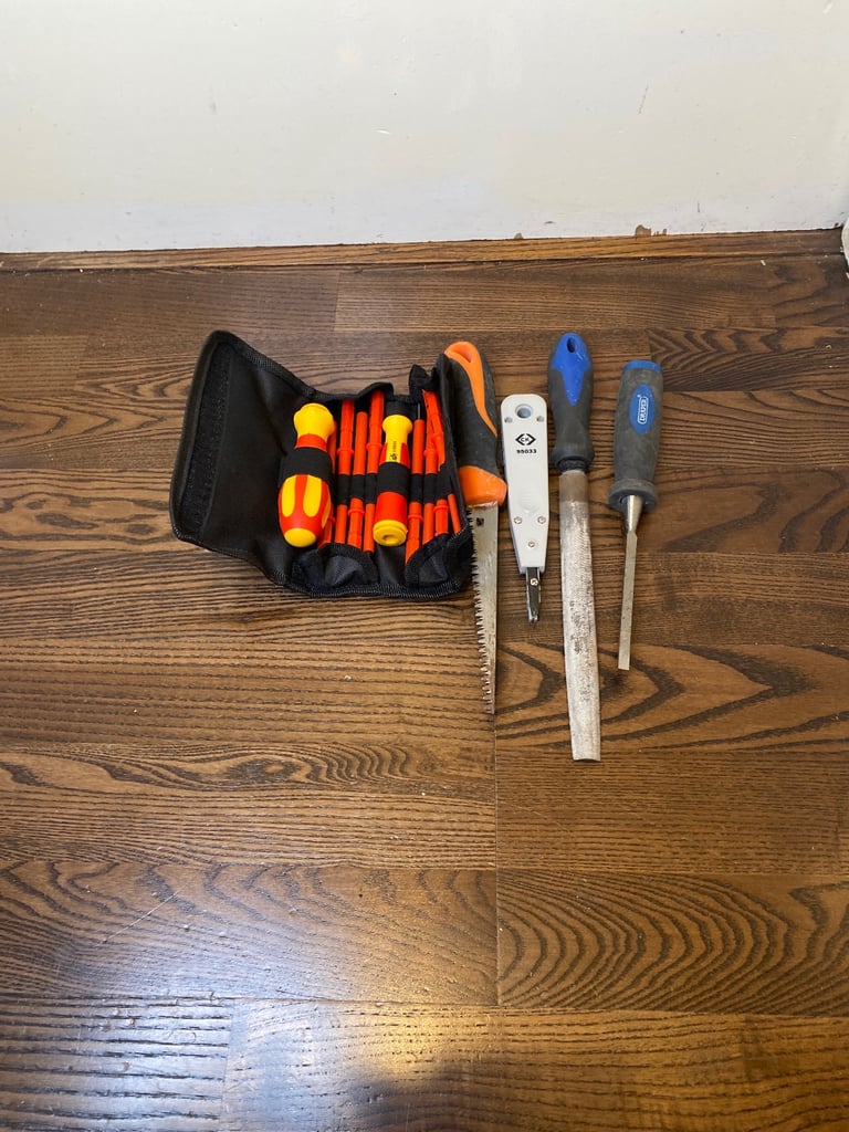 image for Hand Tool Set – Screwdrivers, Saw, Files & Handle Tools