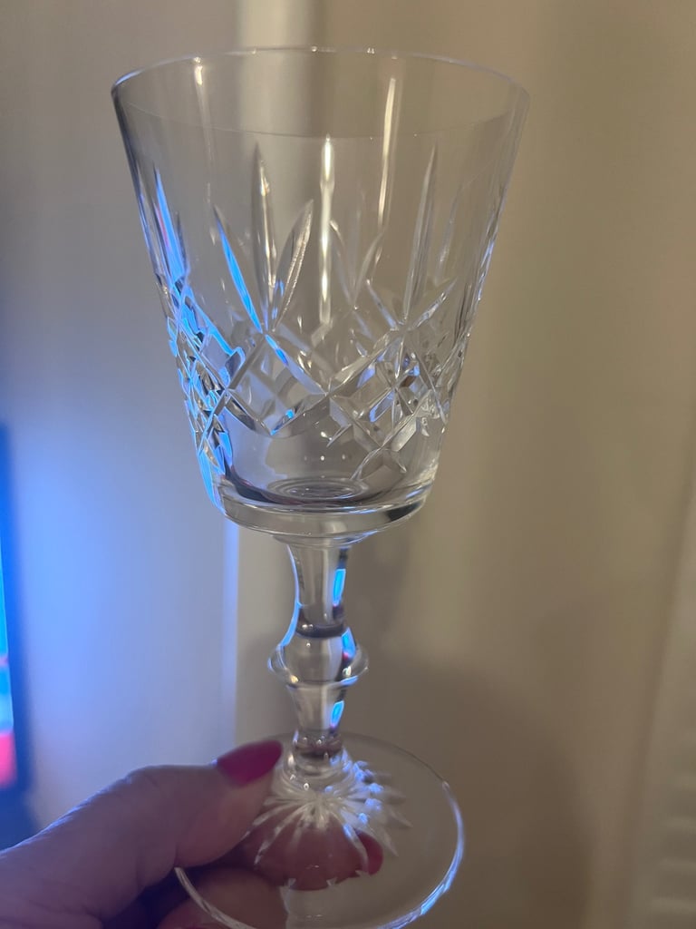  Royal Brierley Wine Glasses