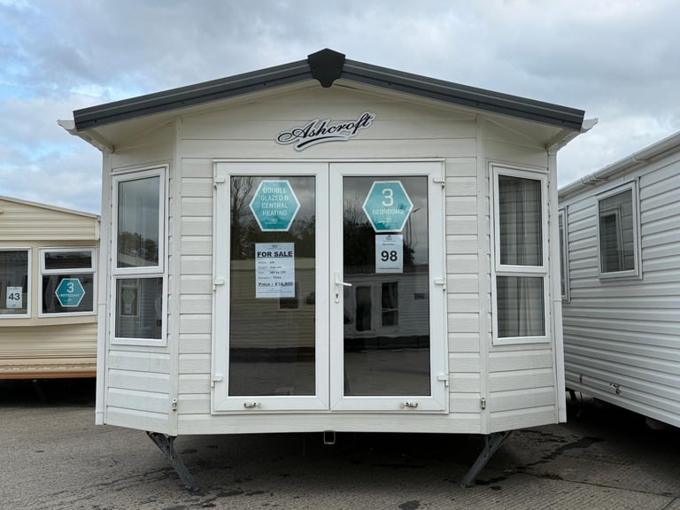 3 Bed Static Caravan - DG, CH, French Doors - Offsite for Own Land, Self Build