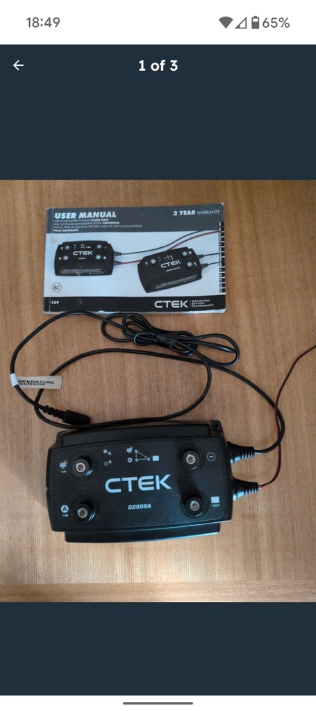 £60 MUST GO THIS WEEKEND Solar Panel / Alternator / Leisure Battery 12v Battery charger