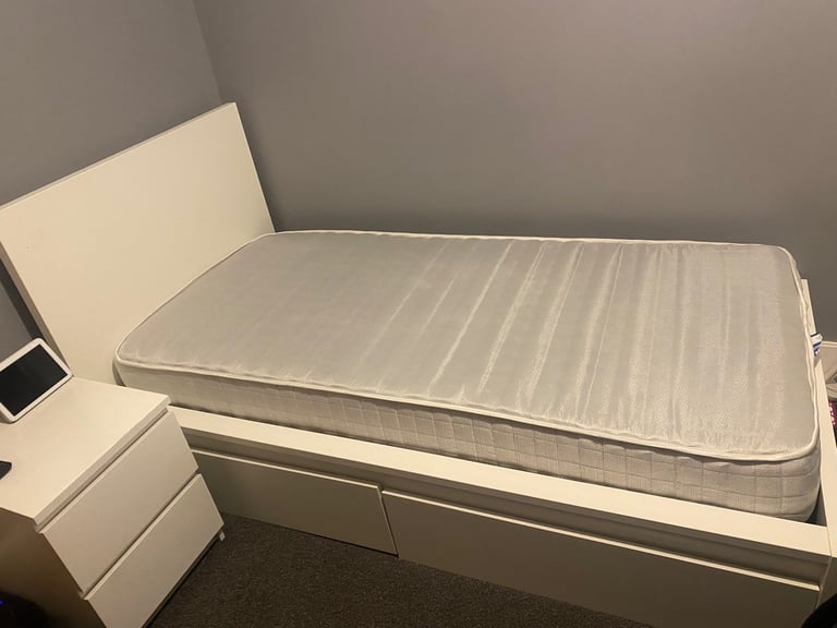 image for Single bed & mattress