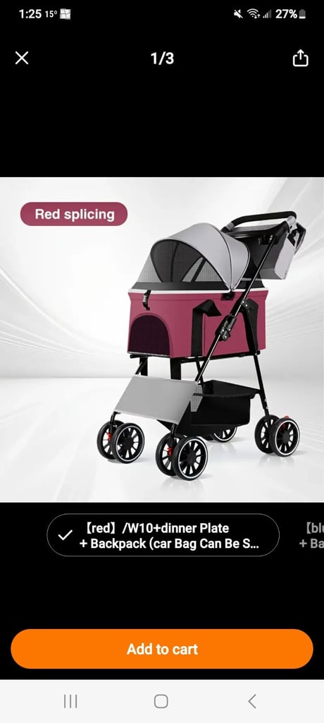 Pet Stroller 