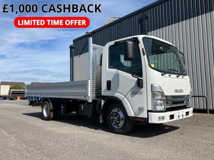 £30,997+ Vat - NEW ISUZU GRAFTER TRUCK 3.5t N35 125T LWB Dropside/Flatbed Body 