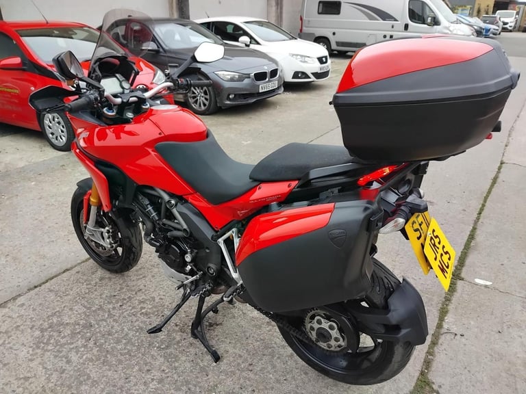 2011 11 DUCATI MULTISTRADA 1200 S TOURING TOURER LUGGAGE PANIERS ADVENTURE