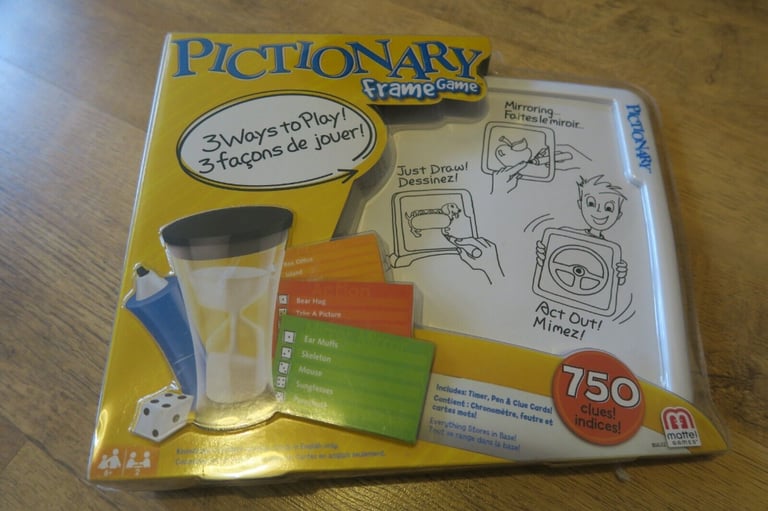 Pictionary Frame Game Age 8+ NEW