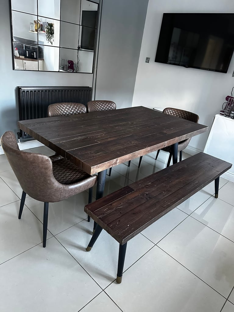 Barker & Stonehouse Modi Dining Table & Chairs/Bench | in Team Valley  Trading Estate, Tyne and Wear | Gumtree
