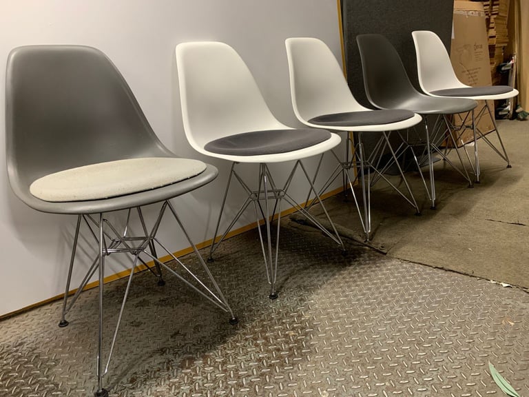 Genuine Vitra Eames DSR side chair (10 available)