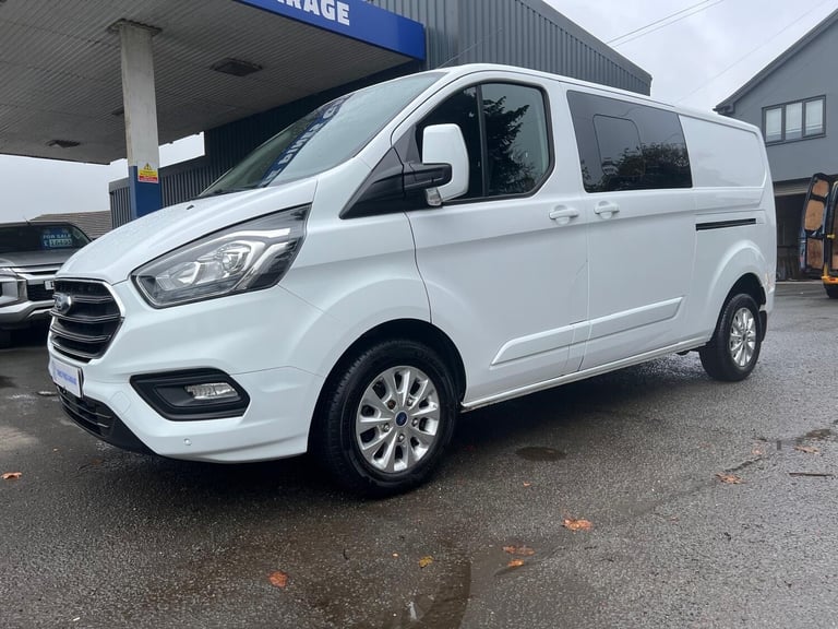 Ford Transit Custom 2.0 EcoBlue 130ps Factory Fitted Crew Cab Limited L2 Inc Vat