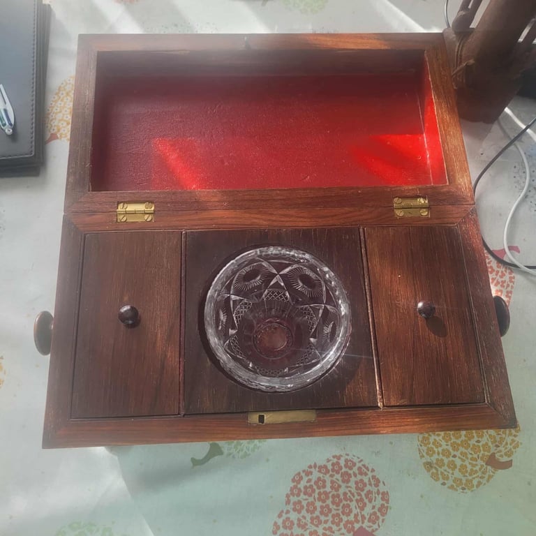 image for Regency sarcophagus tea caddy