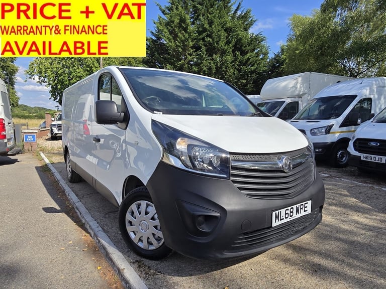 2018 68 VAUXHALL VIVARO 1.6 CDTi 2900 LWB L2 H1 Euro 6 ***ONLY 62,000 MILES***
