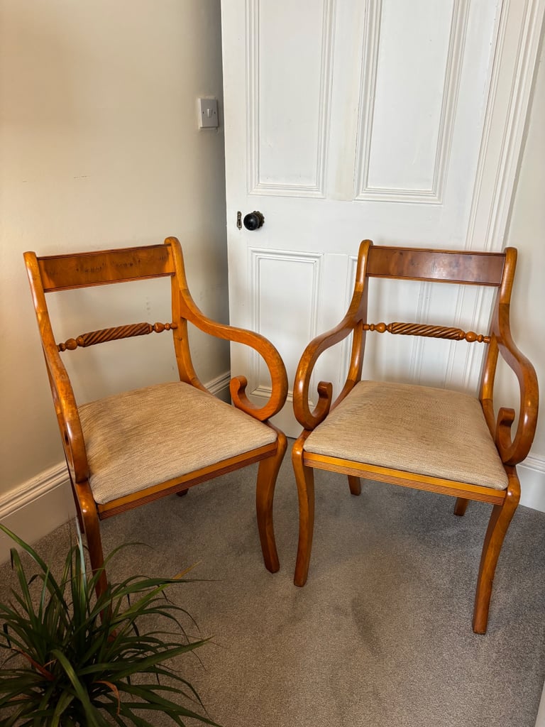 Hardwood chairs 