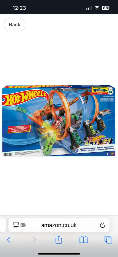 image for Hot Wheels Large Corkscrew Track