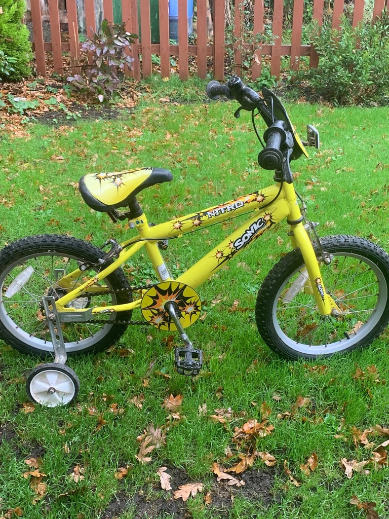Sonic Nitro junior boys bmx bike 16inch wheels 