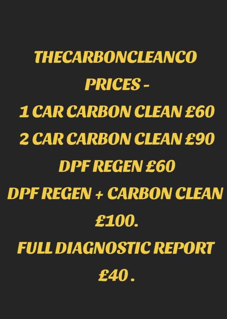 Engine carbon clean