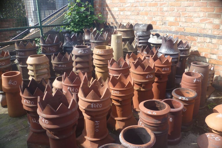 image for Chimney pots Large amount Garden Planters Etc Reclaimed pots LARGE SELECTION 