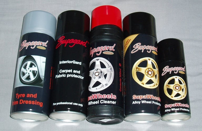 image for 7 SUPAGARD CAR CARE/CLEANING ITEMS (UNUSED)