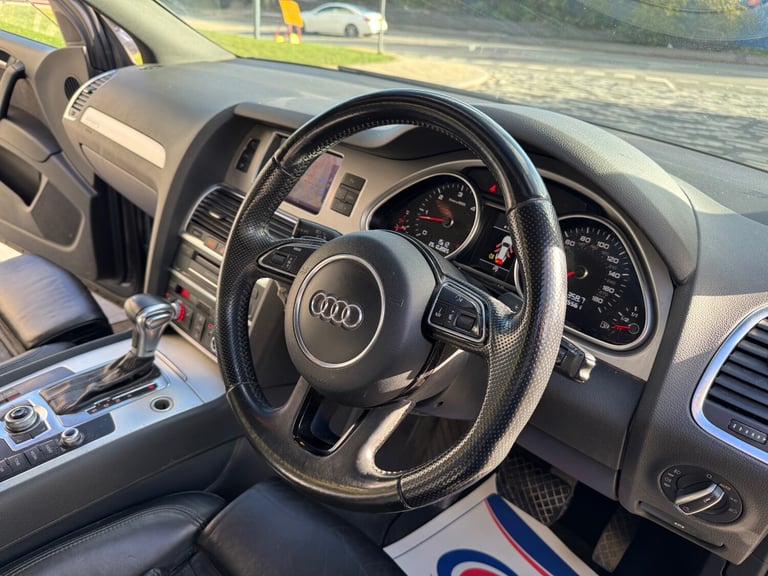 2012 AUDI Q7 3.0 TDI QUATTRO S LINE TIPTRONIC AUTO DIESEL 7 SEATER 5dr GREY 