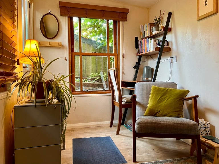Tranquil BS5 Therapy Room to Rent to talking therapists