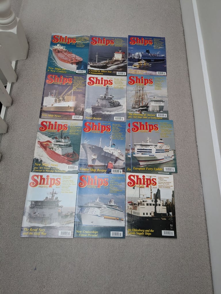 Ships Monthly magazine Bundle 74 issues 1998-2004 OTO