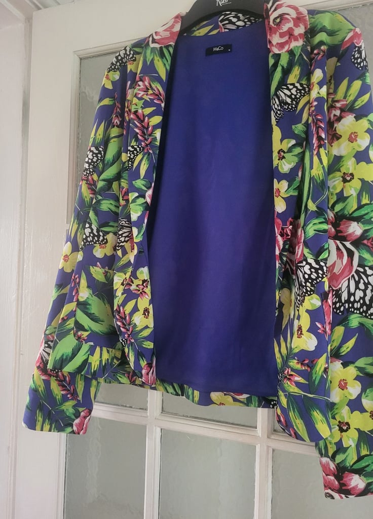 Floral  jacket M&Co size 16
