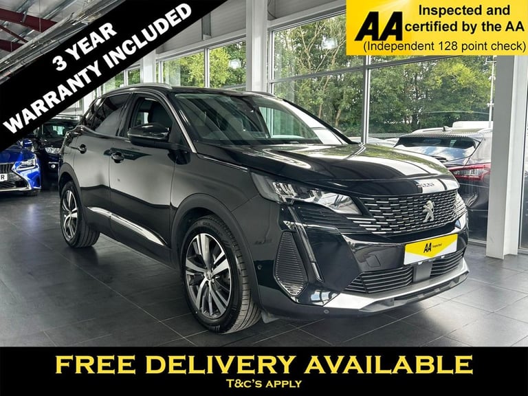 2021 Peugeot 3008 1.2 PureTech Allure Premium SUV 5dr Petrol Manual Euro 6 (s/s) (130 ps) 1 O HAT...