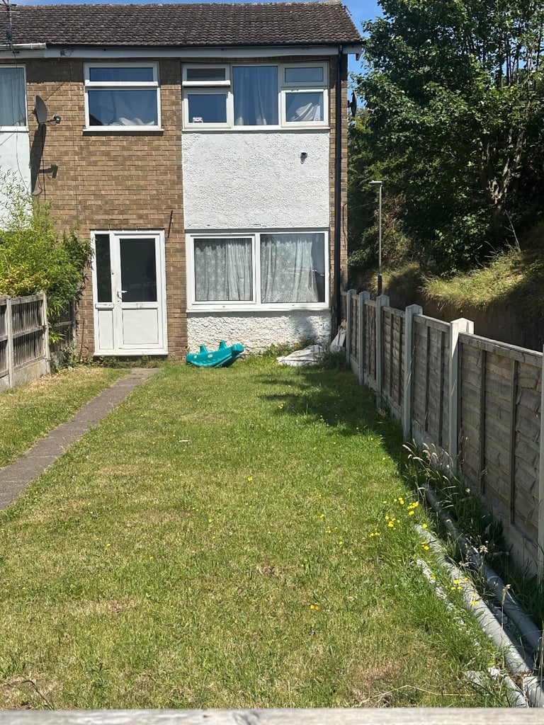 Immediately available 3 bedroom semi