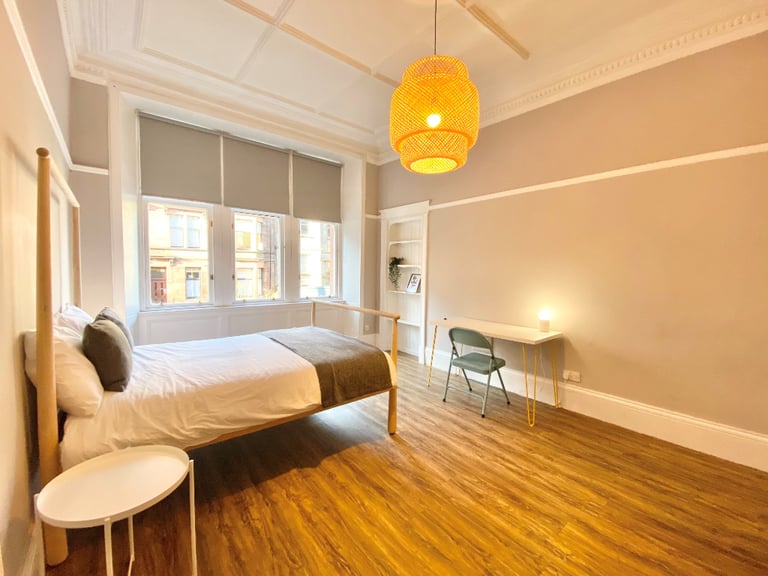 4 BEDROOM HMO FLAT TO RENT IN WEST END OF GLASGOW