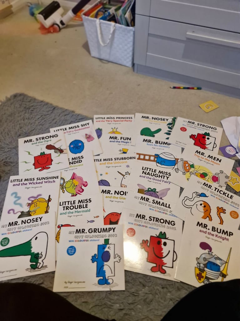 24 little miss and mr books 