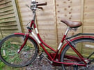 Ladies Real Classic Red Bicycle with new gears