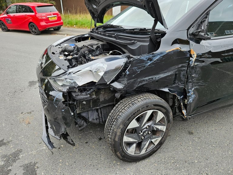 2024 24 HYUNDAI I10 1.0 Advance 5dr Black Damaged Salvage