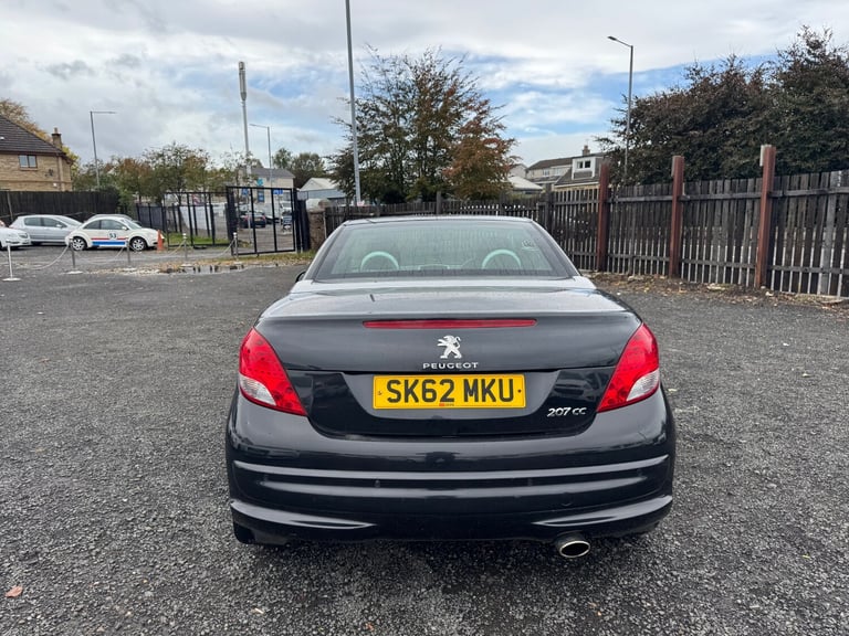 2012 Peugeot 207 1.6 VTi Allure 2dr CONVERTIBLE Petrol Manual