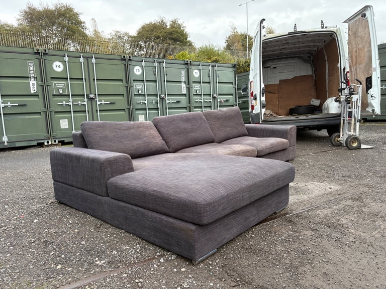 image for Large corner family size sofa—-free delivery 