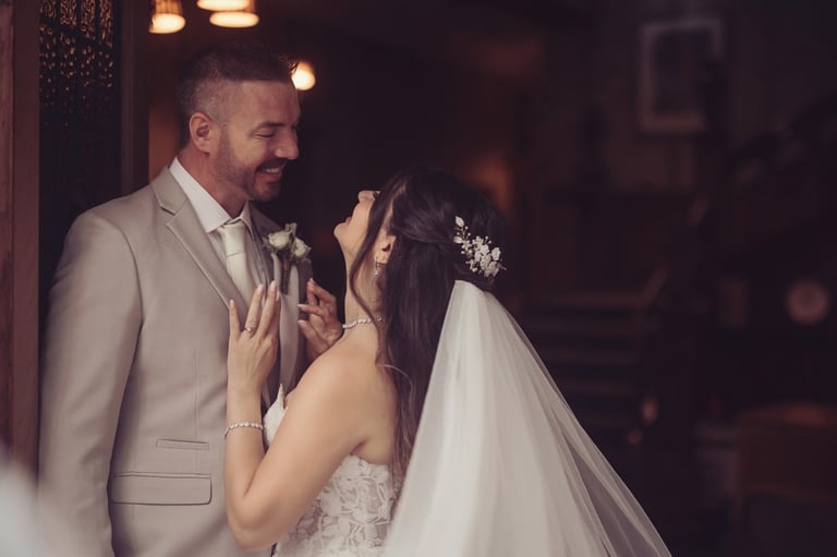 Dream Wedding Dress + Long Veil + Petticoat