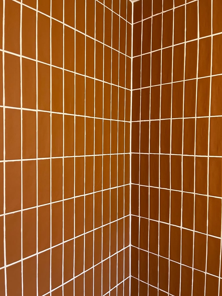 Free burnt orange wall/floor tiles 15 boxes 